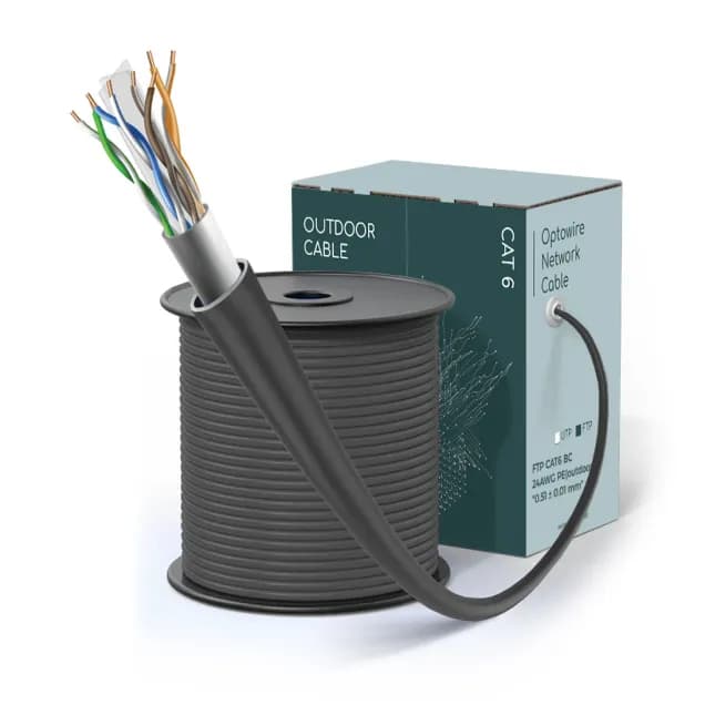 FTP CAT6 BC 24AWG PE(outdoor) "0.51 ± 0.01 mm"