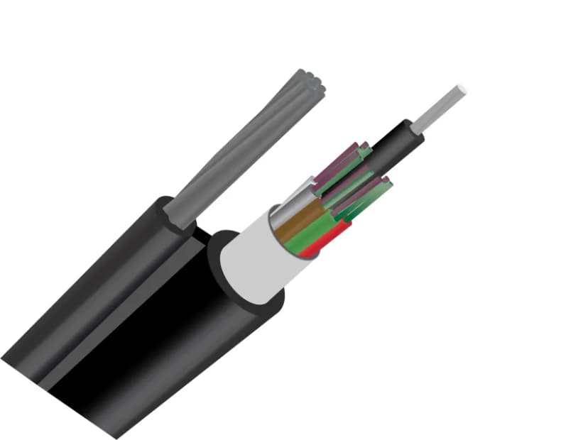 OptoWire AM-S-24FO-9.5KN Aerial Figure-8 Optical Cable