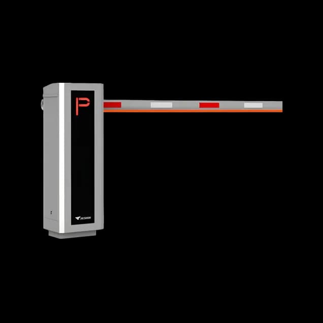 JSDZ0206/S/R/F/L Boom Barrier ≤4m, Silver, Foldable Arm with Radar and LED Indicators