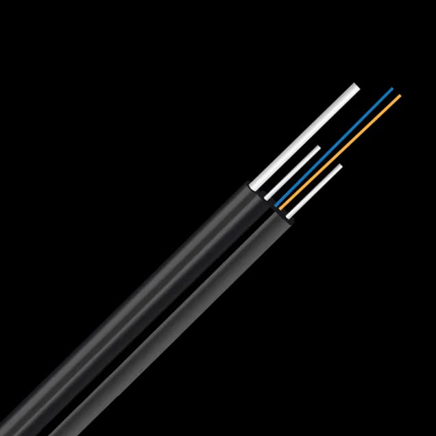 OptoWire-AM-L-FL(D)-1FO-0.6KN Drop Outdoor Flat optical cable