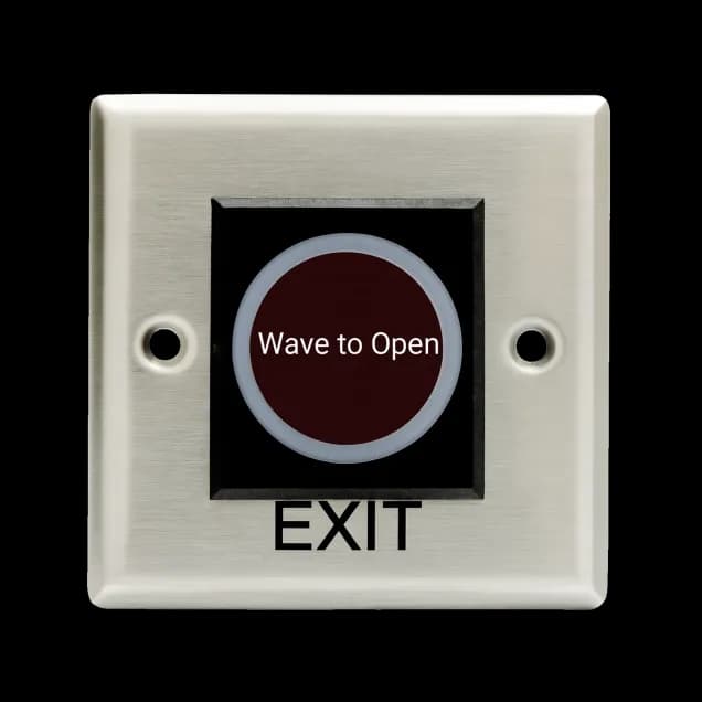 Exit Button EB13-Silver (Included installation kit, without Back Box)