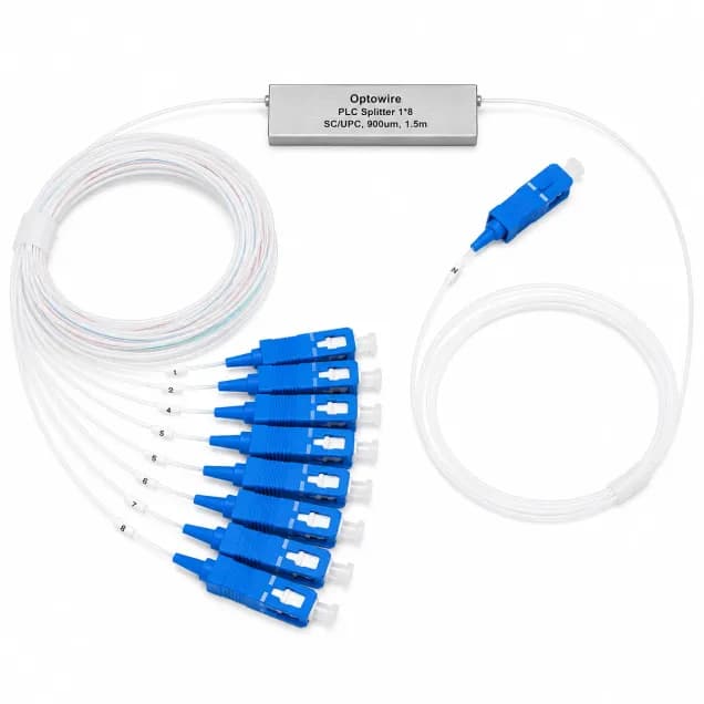 Optowire PLC Splitter 1*8 SC/UPC, 900um, 1.5m