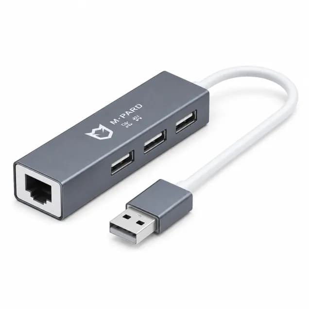 USB 2.0 HUB+100M LAN MH325