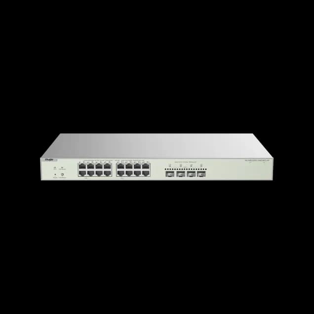 16-Port Muti-Gigabit Layer 2 Managed Switch with 4 x PoE++ Ports, 12 x PoE+ Ports, and 4 x SFP+ Uplink Ports RG-NBS3300-16MG4XS-HP