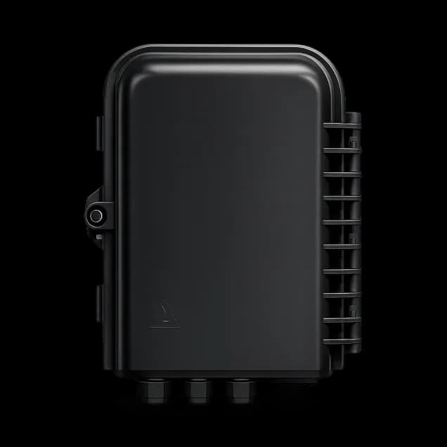 YTDB-08I-4 (Black) Fiber Optic Distribution Box